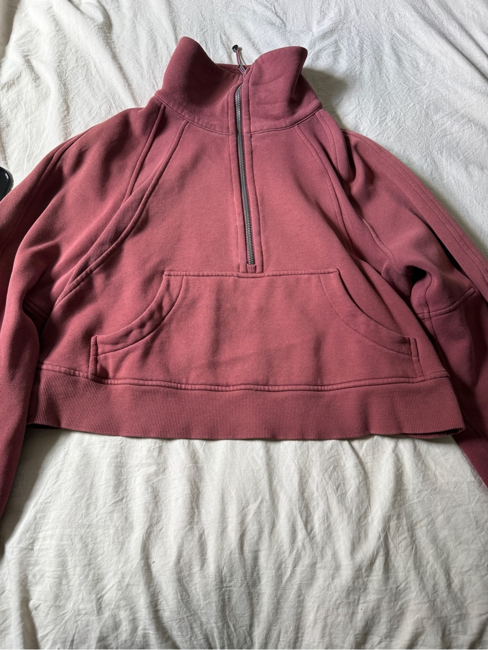 Lululemon cropped scuba funnel neck